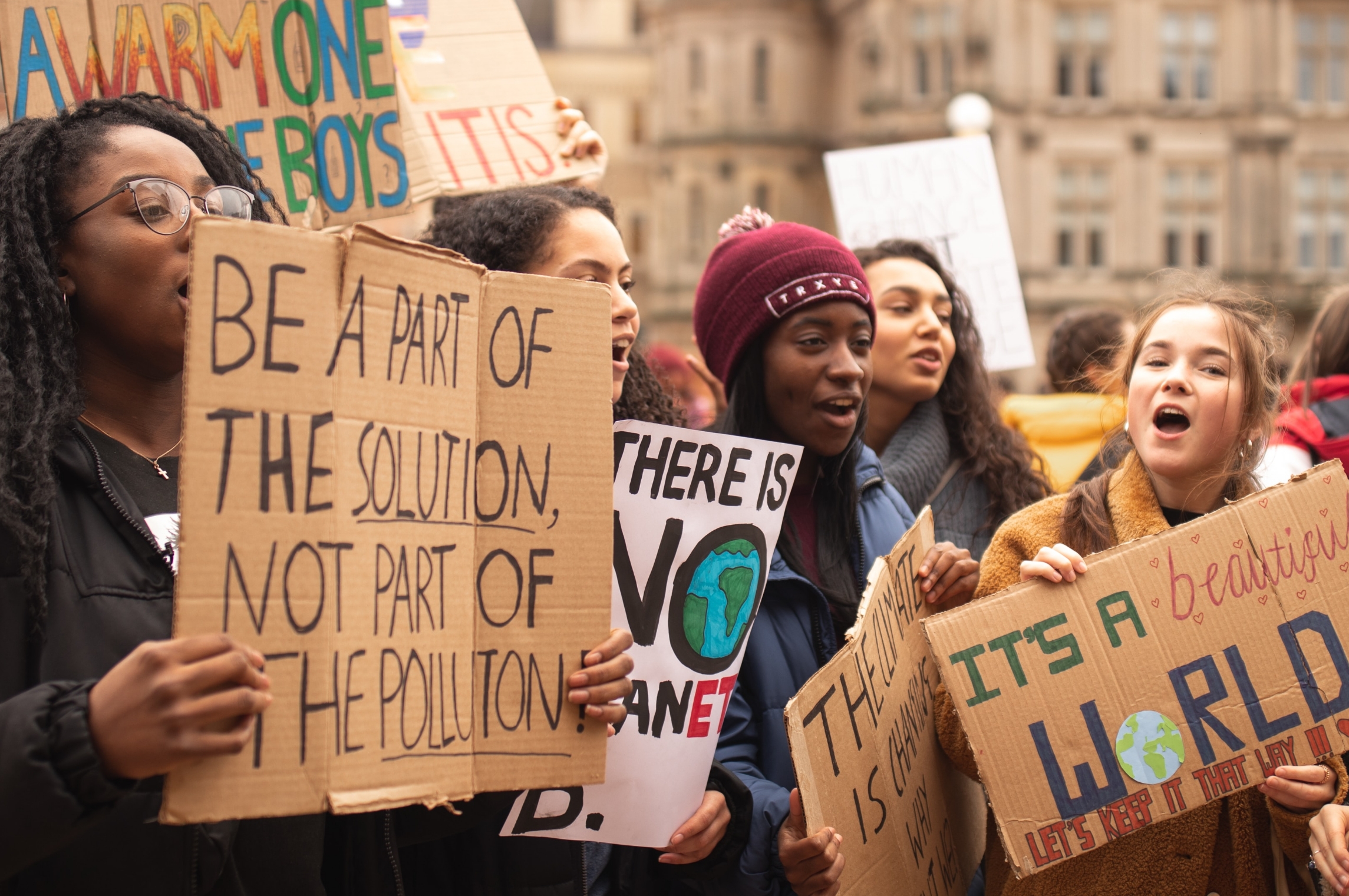 Women at Climate Rally